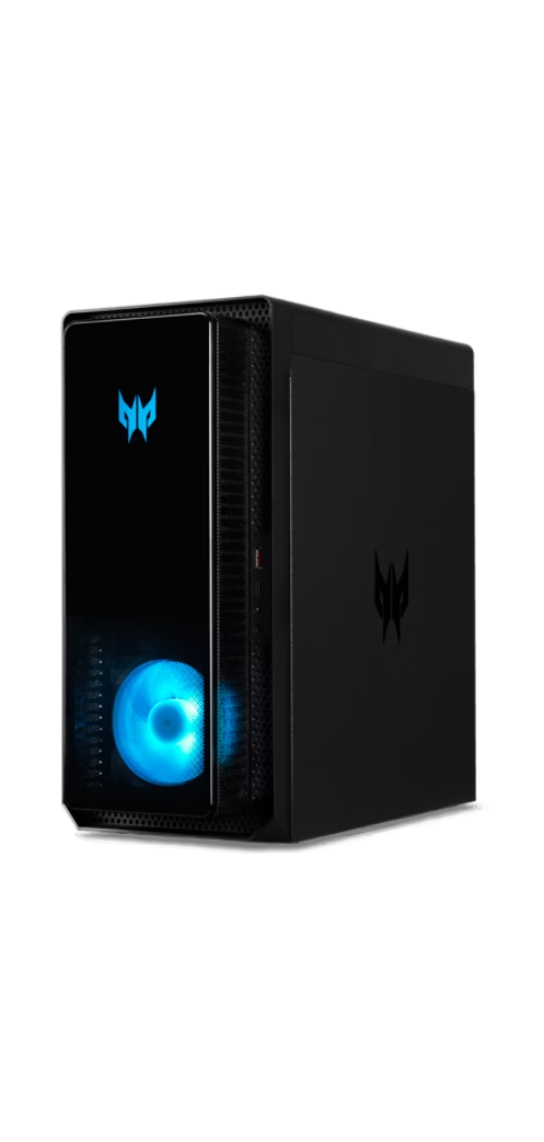 Back. Acer - Acer Predator Orion 3000 PO3-650-UR14 Desktop Intel Core i7 16GB RAM 1TB SSD NVIDIA GeForce RTX 3060 - Black.