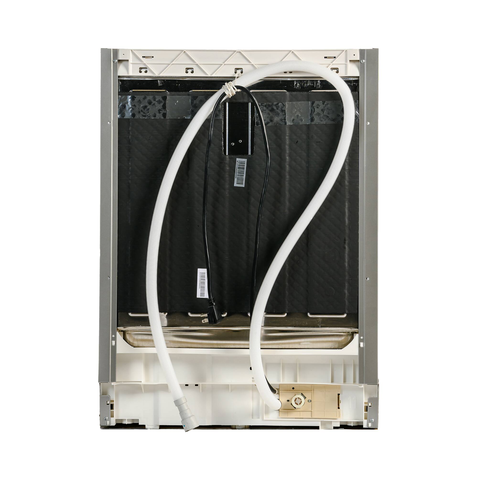 Alt View 10. Equator - Equator 24" Built-In Dishwasher Top Control 3rd Rack 15 place 3.4g Sanitize 51 dB Turbo Dry Energy Star 110V ADA - Silver.