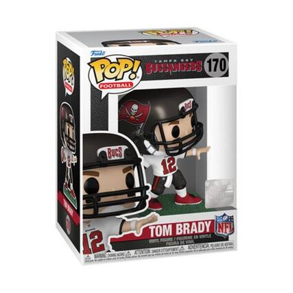 Funko POP! Tampa Bay Buccaneers 170 M Football Bucs 12 Tom Brady NFL Figurine en Vinyle Figure I 12 Vinyl de Vinil Figura Peligro de Asfixia Toxique Attention Danger Drowning Namc A Warning
