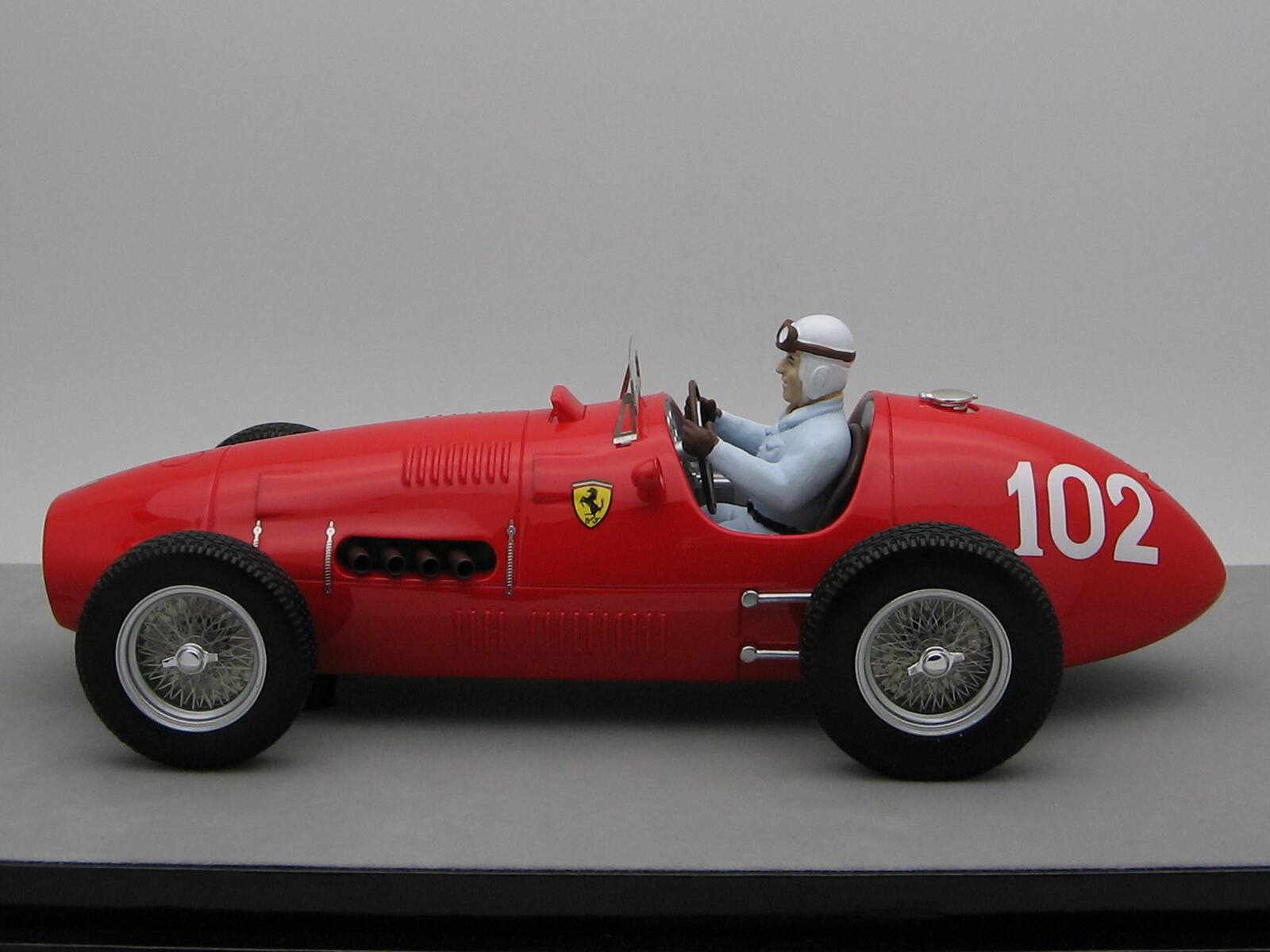 Alt View 2. Tecnomodel - Ferrari 500 #102 Nino Farina 2nd Place "F2 Nurburgring GP" (1952) w/Driver Figure Ltd Ed to 55pcs 1/18 Car by Tecnomodel.