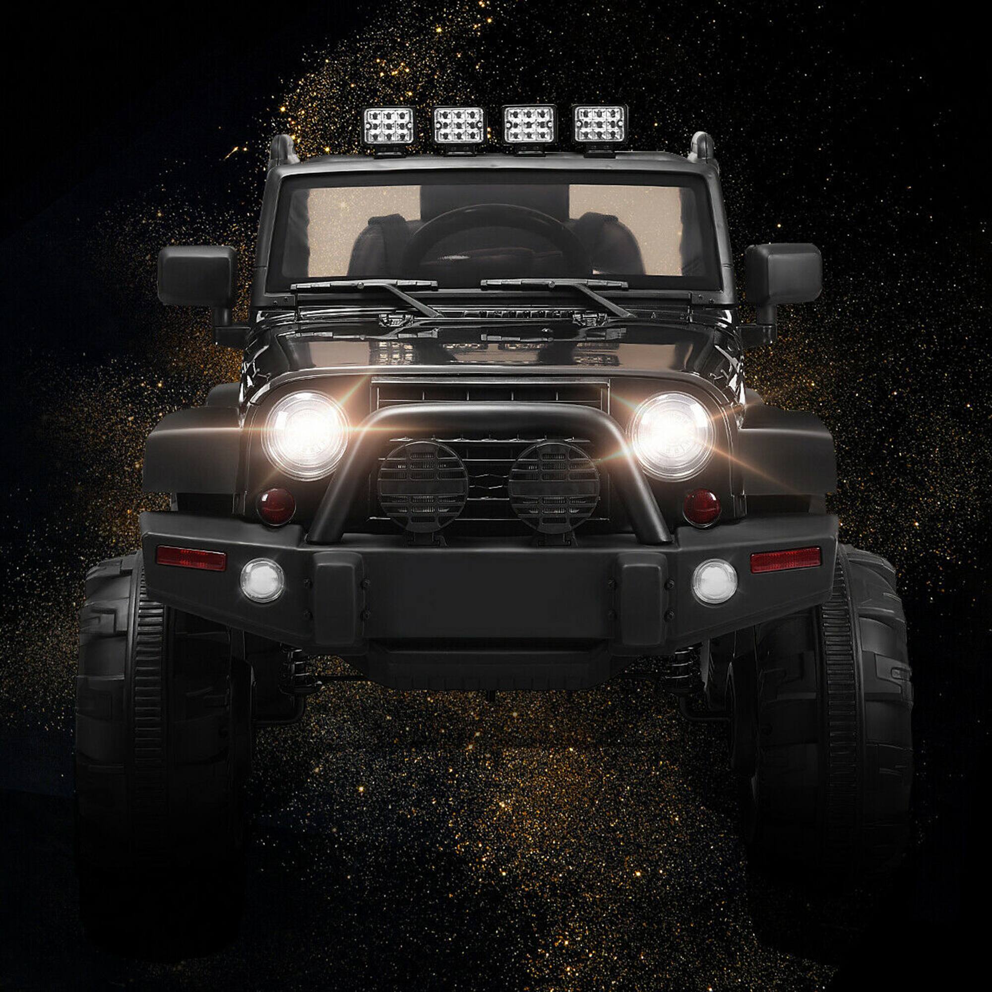 Alt View 2. Gymax - Gymax Electric 12V Kids Ride-on Car Truck Parent Control with 2.4 GHZ Remote Control Black - Black.