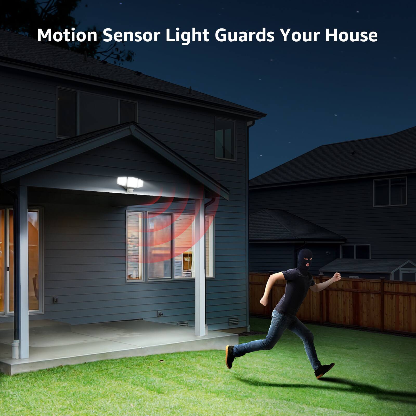 Motion Sensor Light Guards Your House