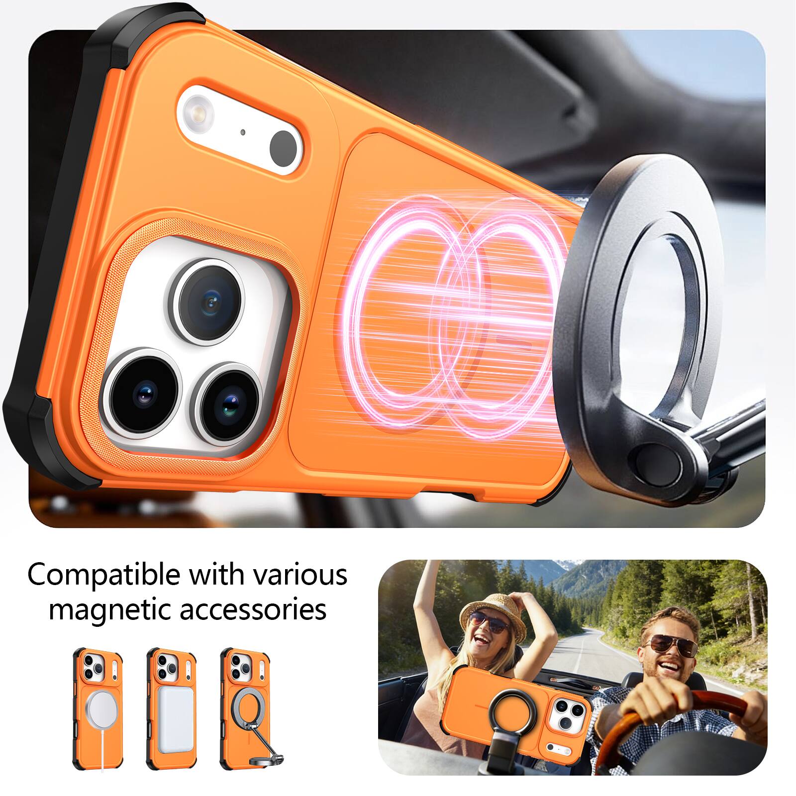 Compatible with various magnetic accessories