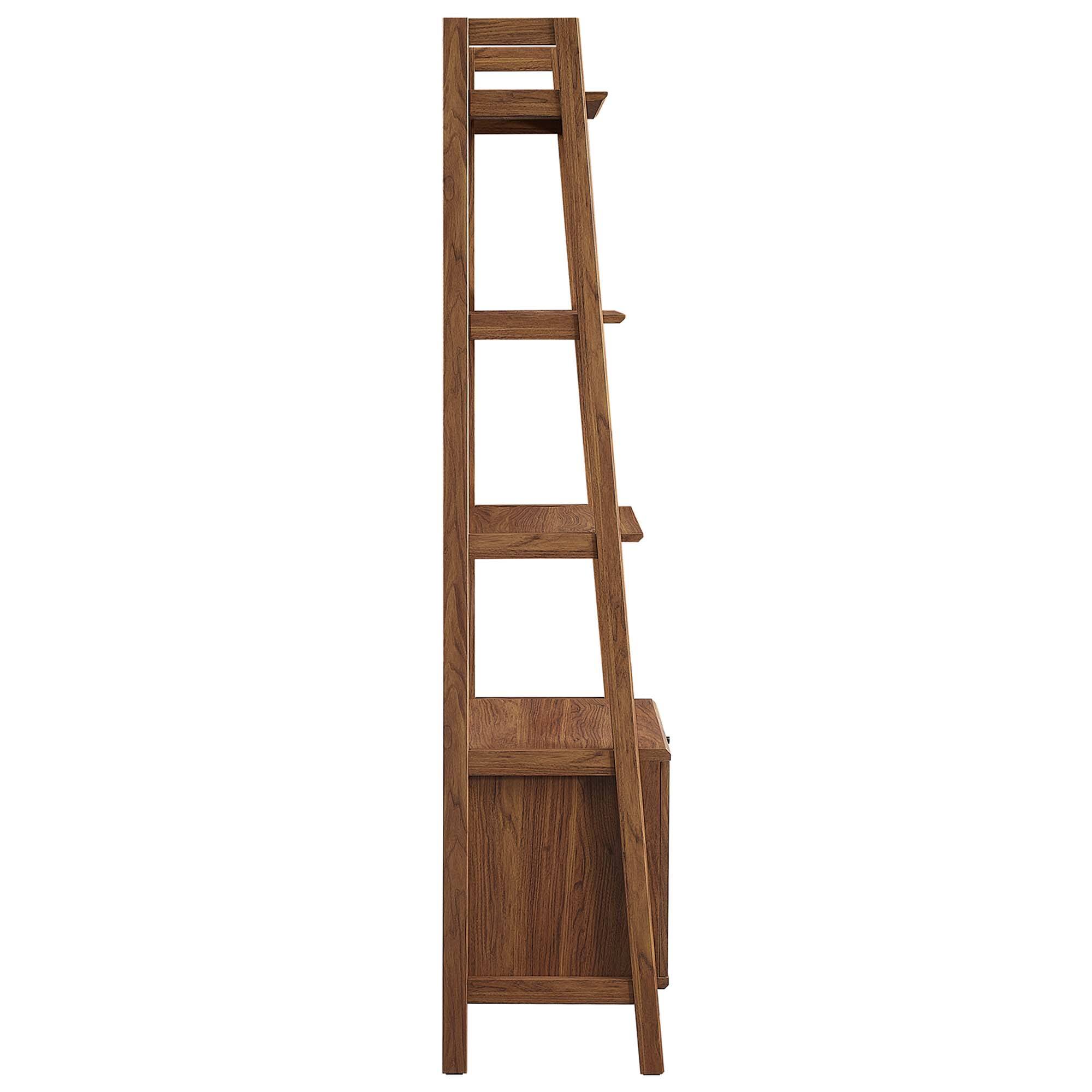 Alt View 1. Modway - Bixby 21" Bookshelf by Modway - Walnut.