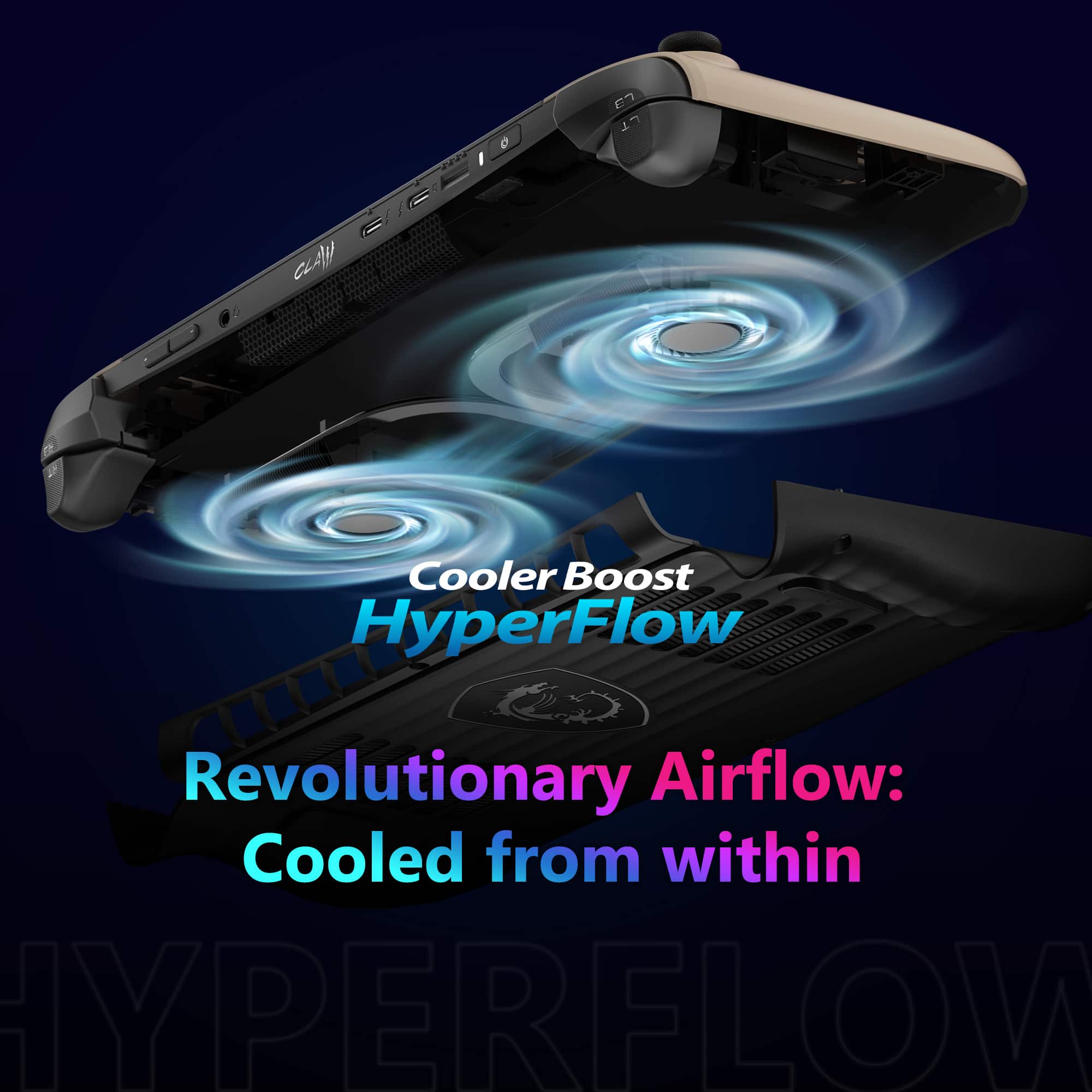 Cooler Boost HyperFlow Revolutionary Airflow: Cooled from within