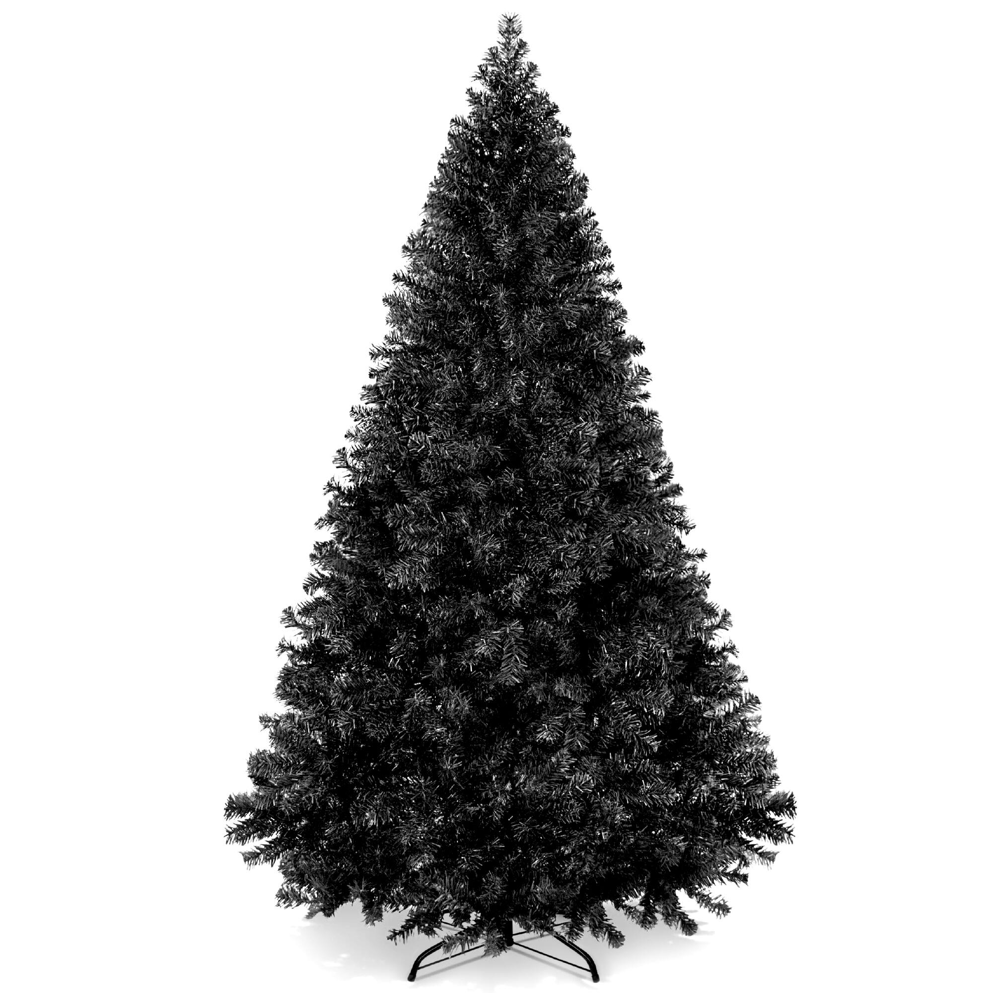 Front. Best Choice Products - Best Choice Products Artificial Christmas Tree, 9ft Premium Unlit Pine Design, Dense Branches  w/Easy Assembly - Black - Black.