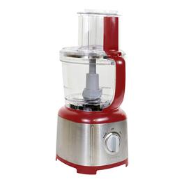 Kenmore - 11-Cup Food Processor and Vegetable Chopper, Reversible Slice/Shred Disc, 500W - Red