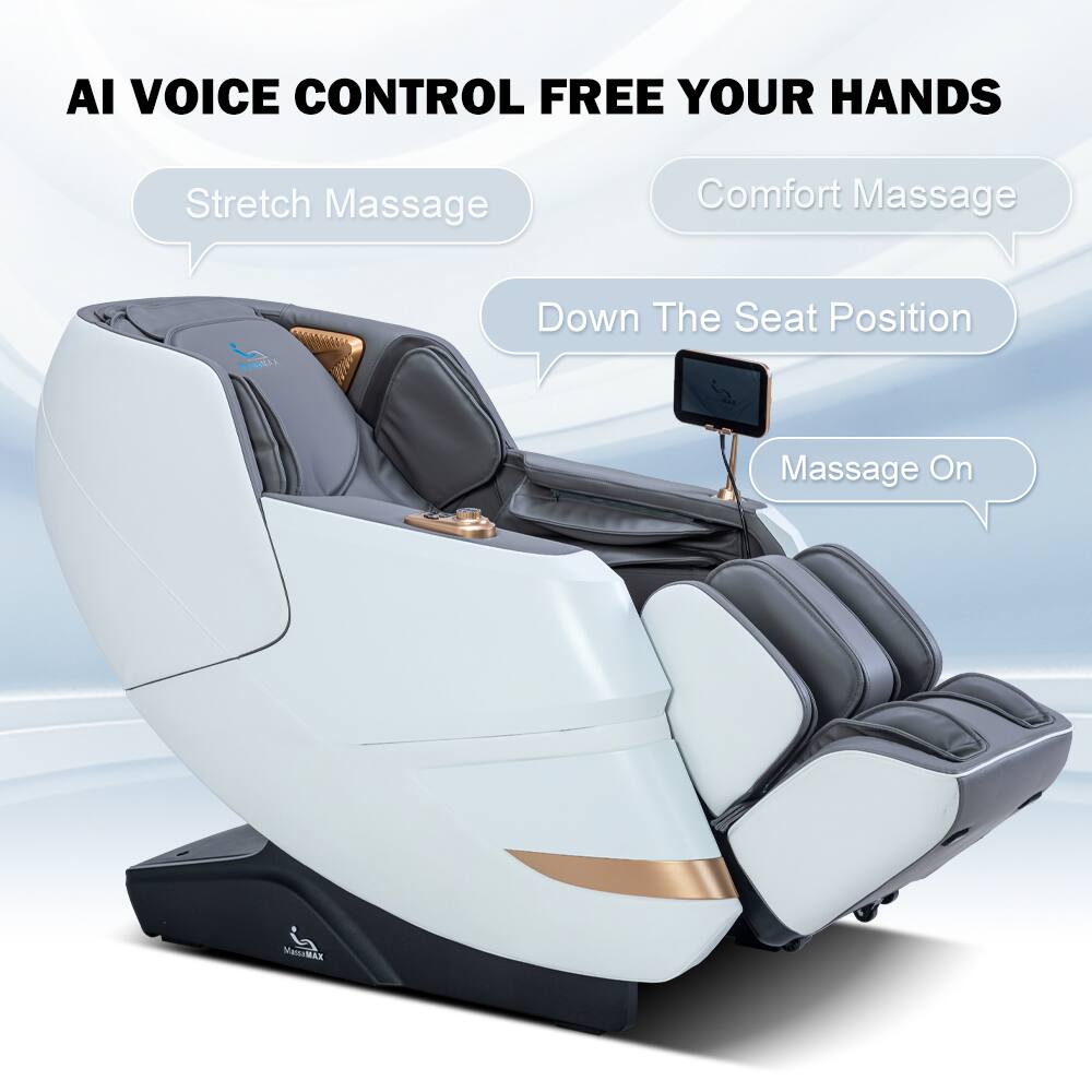 AI VOICE CONTROL FREE YOUR HANDS

- Stretch Massage
- Comfort Massage
- Down The Seat Position
- Massage On