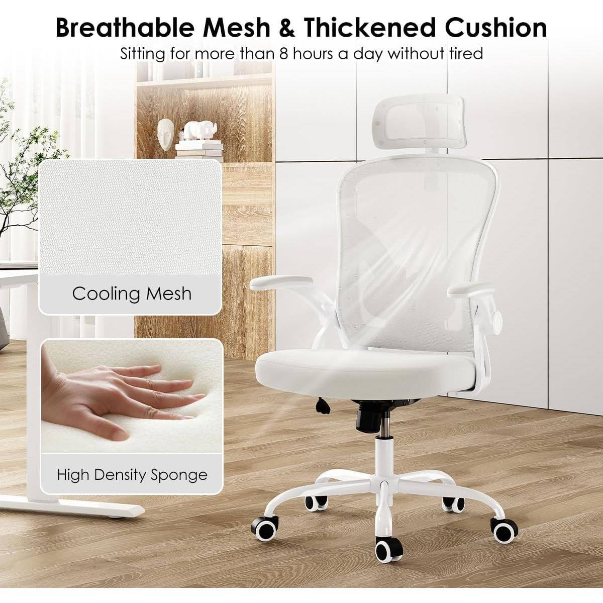 Breathable Mesh & Thickened Cushion  
Sitting for more than 8 hours a day without tired  

Cooling Mesh  

High Density Sponge