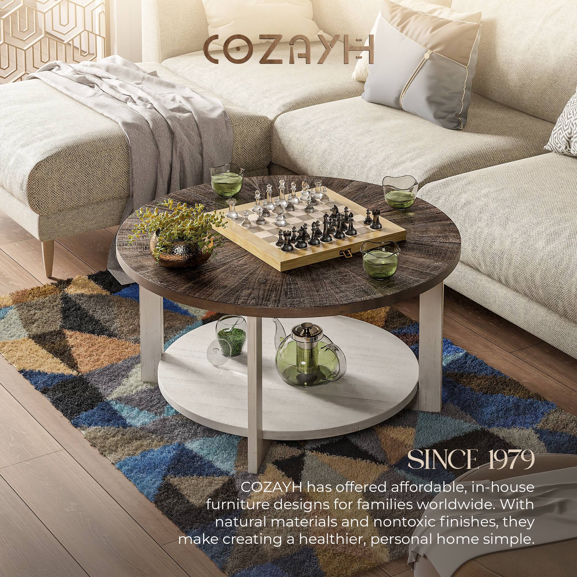 COZAYH has offered affordable, in-house furniture designs for families worldwide. With natural materials and nontoxic finishes, they make creating a healthier, personal home simple.