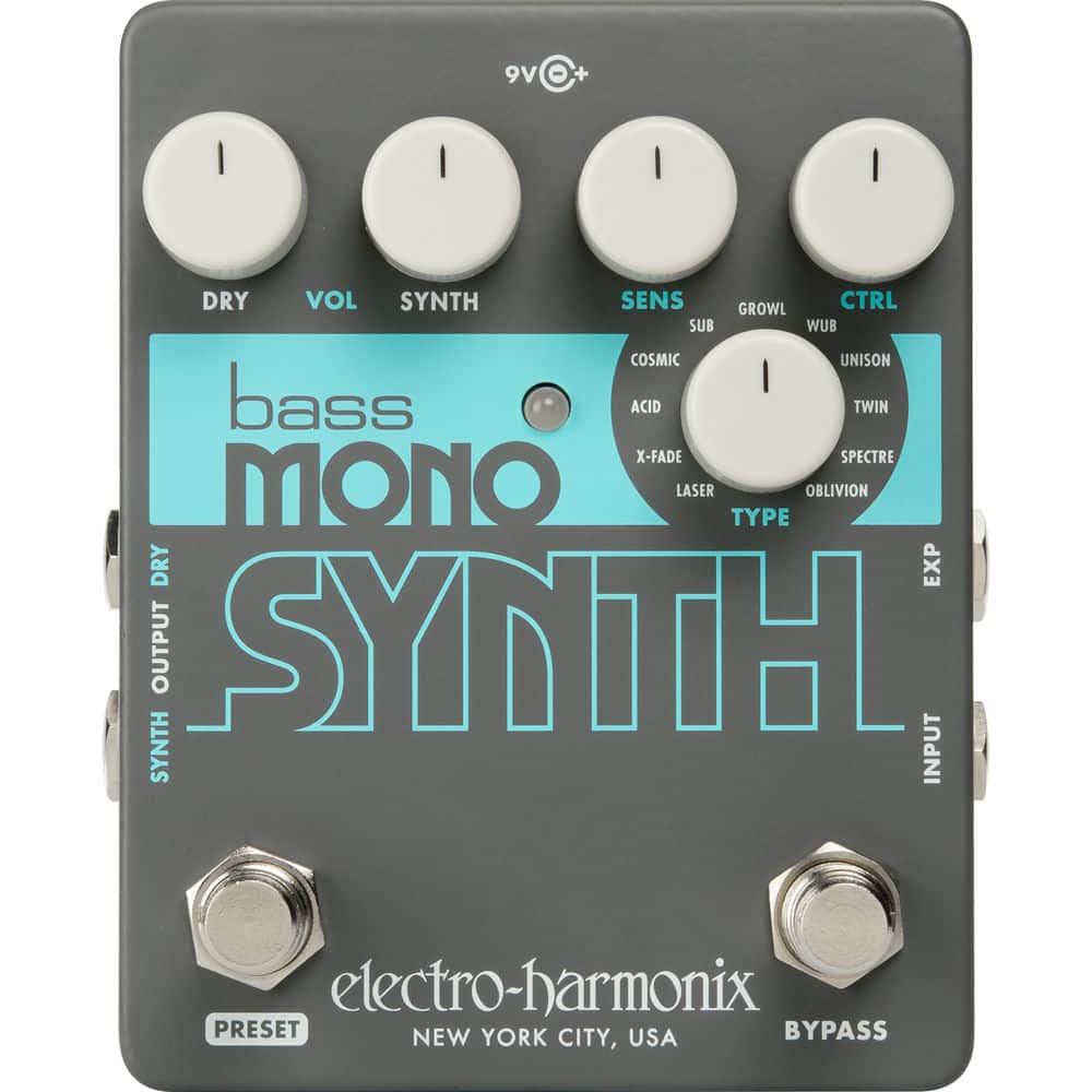 Harmonix - Bass Mono Synth Bass Synthesizer Pedal BASS MONO SYN - Multicolor
