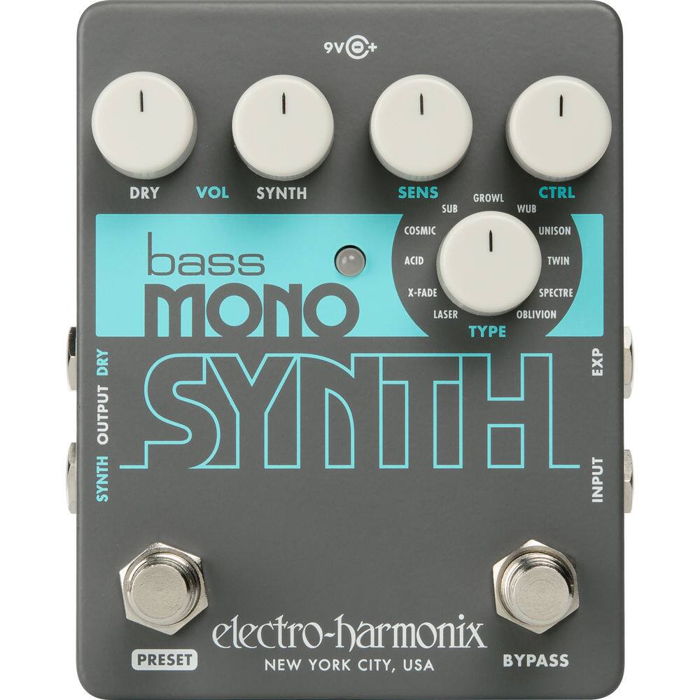 Harmonix - Bass Mono Synth Bass Synthesizer Pedal BASS MONO SYN - Multicolor