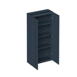Boyel Living - 33-in W x 42-in H x 12-in D Shaker RTA Kitchen Wall Cabinet with Soft-Close - Charcoal Blue