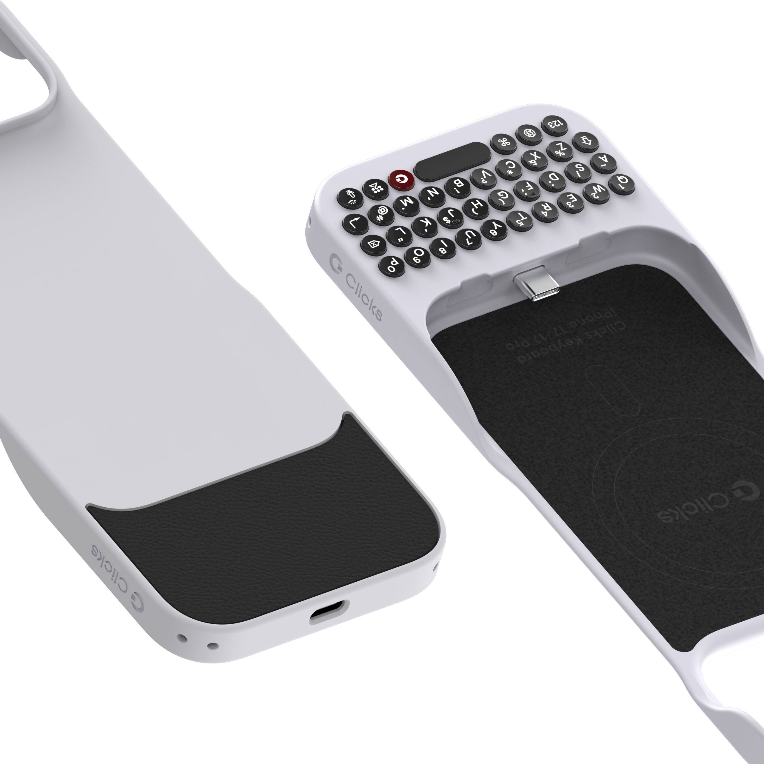 Clicks Keyboard Case for iPhone 17 Pro Smoke CK-7100-1 - Best Buy