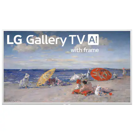 LG Gallery TV AI with frame