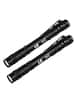 Front. Lepro - Ultra-portable LED Pen Flashlights with Clip, Waterproof Lightweight Flashlight for Inspection Work Emergency - Black.