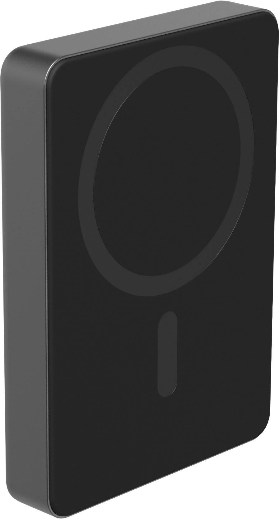 Angle. mophie - Qi2 Powerstation 10K - Black.