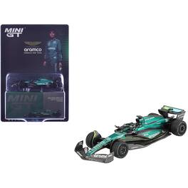 True Scale Miniatures - Aston Martin AMR24 #18 Lance Stroll Formula One F1 "Canadian GP" (2024) Limited Edition 1/64 Model Car by Mini GT