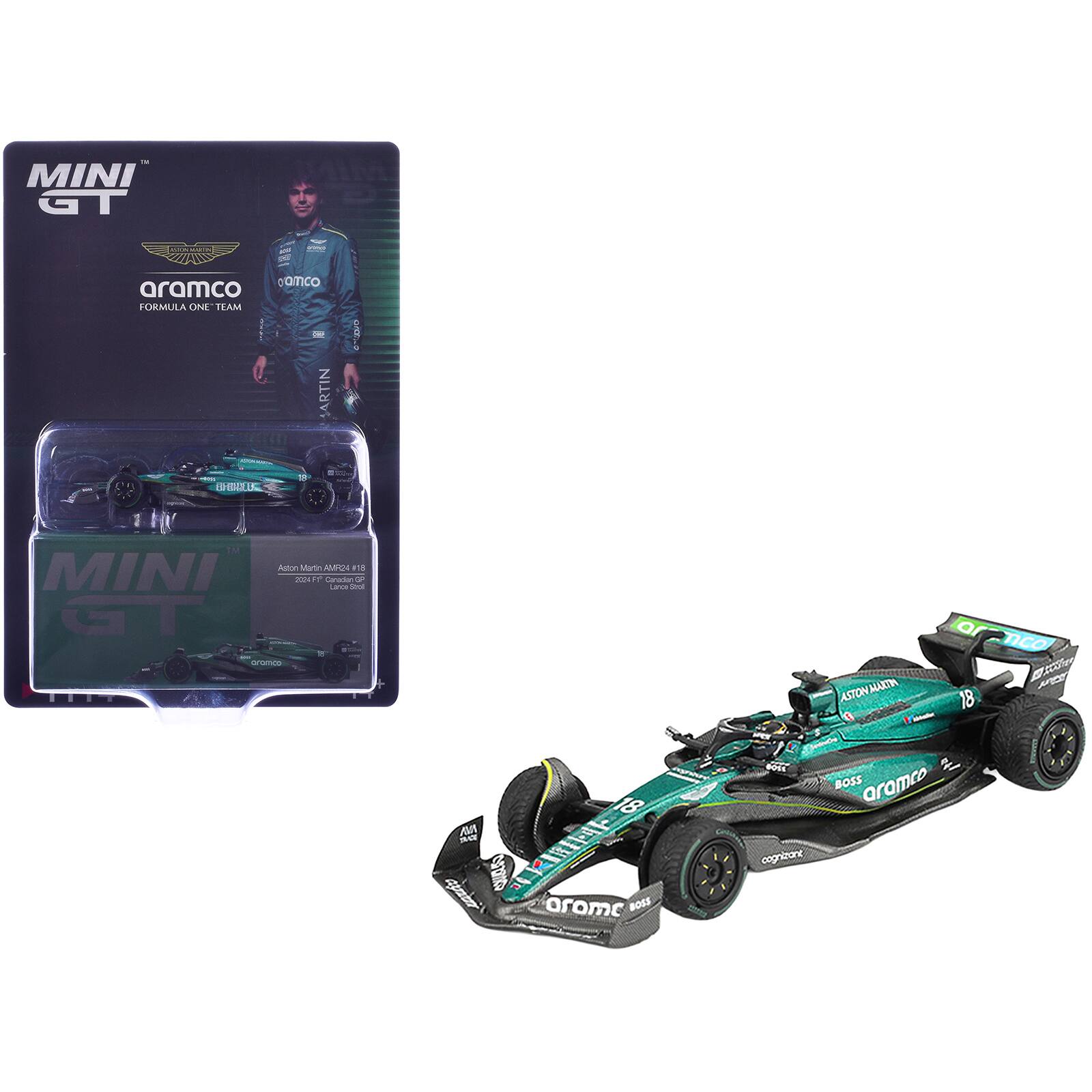 MINI GT  
- - -  
ARAMCO FORMULA ONE TEAM  
- SARTIN ORE-S CI  
- Aston Aa PU +..  
MINI A Caraan . I  
- GT  
- ASTON MARTIN  
- ARAMCO 15 JE 18 18 AOR  
- N I. A  
- BOSS  
- EY n 1 sC  
- BOSS aramco