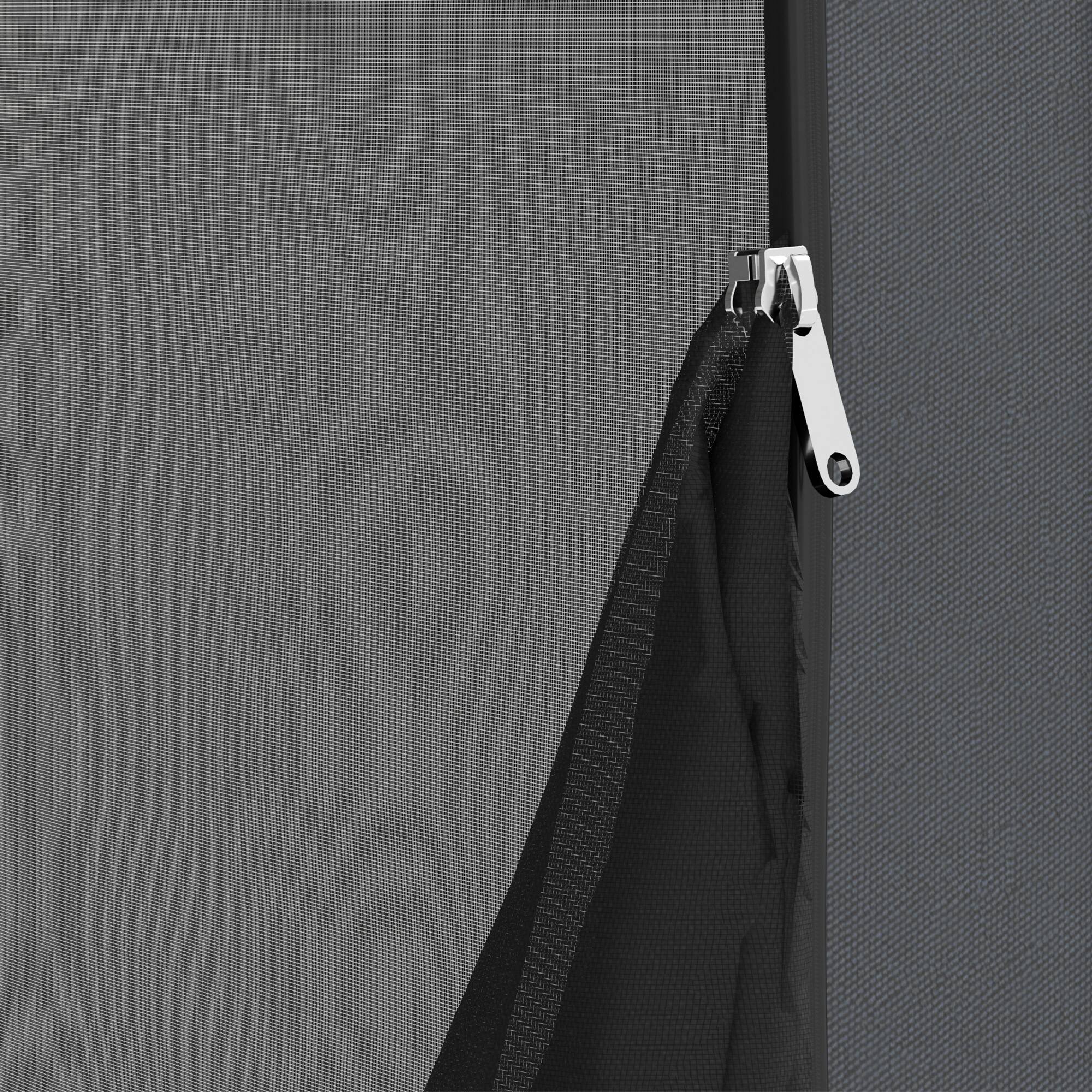 Alt View 8. Outsunny - x 11ft Pop Up Screen Tent, UPF50+ Portable Camping Gazebo Screen House with Carry Bag - Dark Gray.