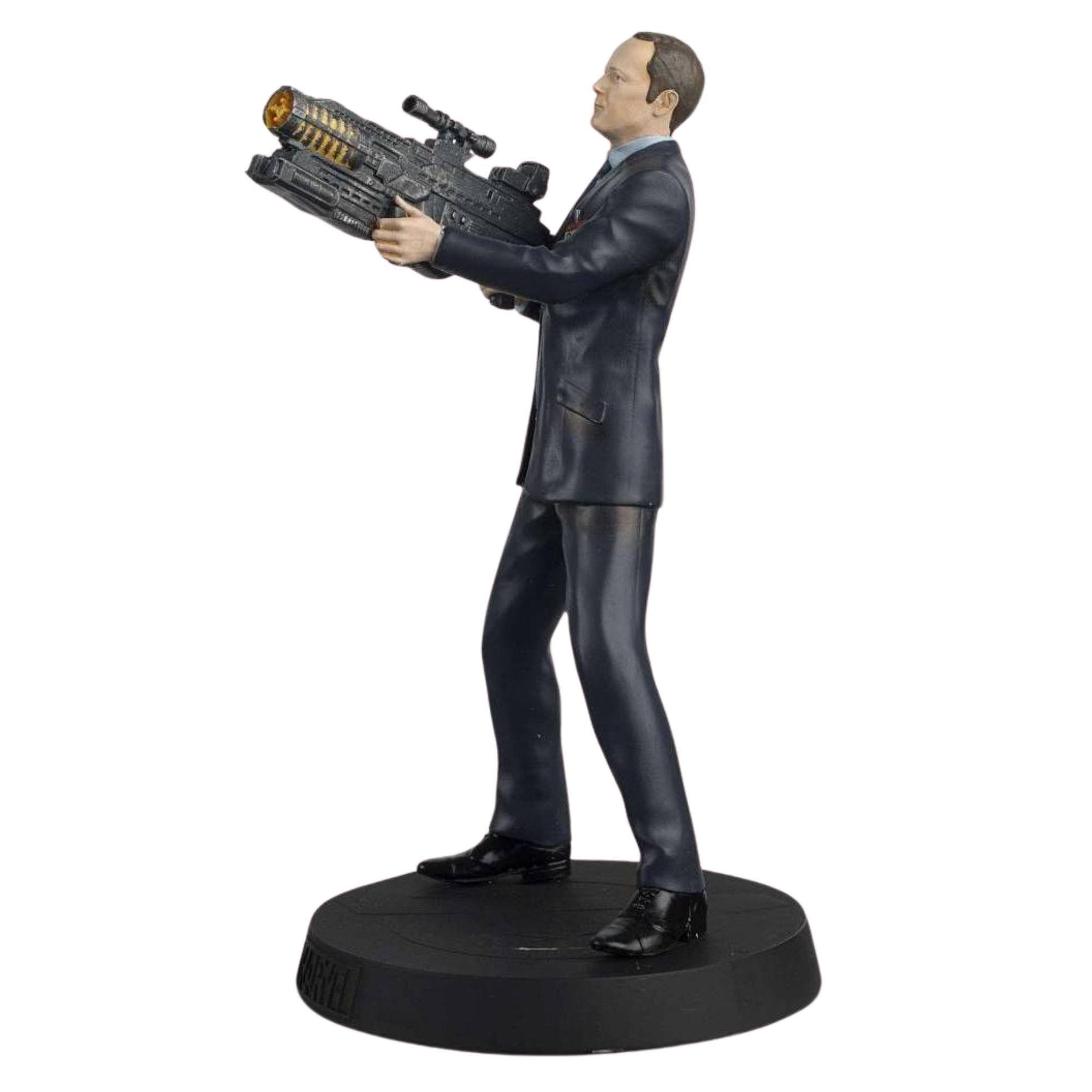 Alt View 10. Marvel - Eaglemoss Marvel Movie Collection 1:16 Figurine | Avengers Agent Coulsen - Black.