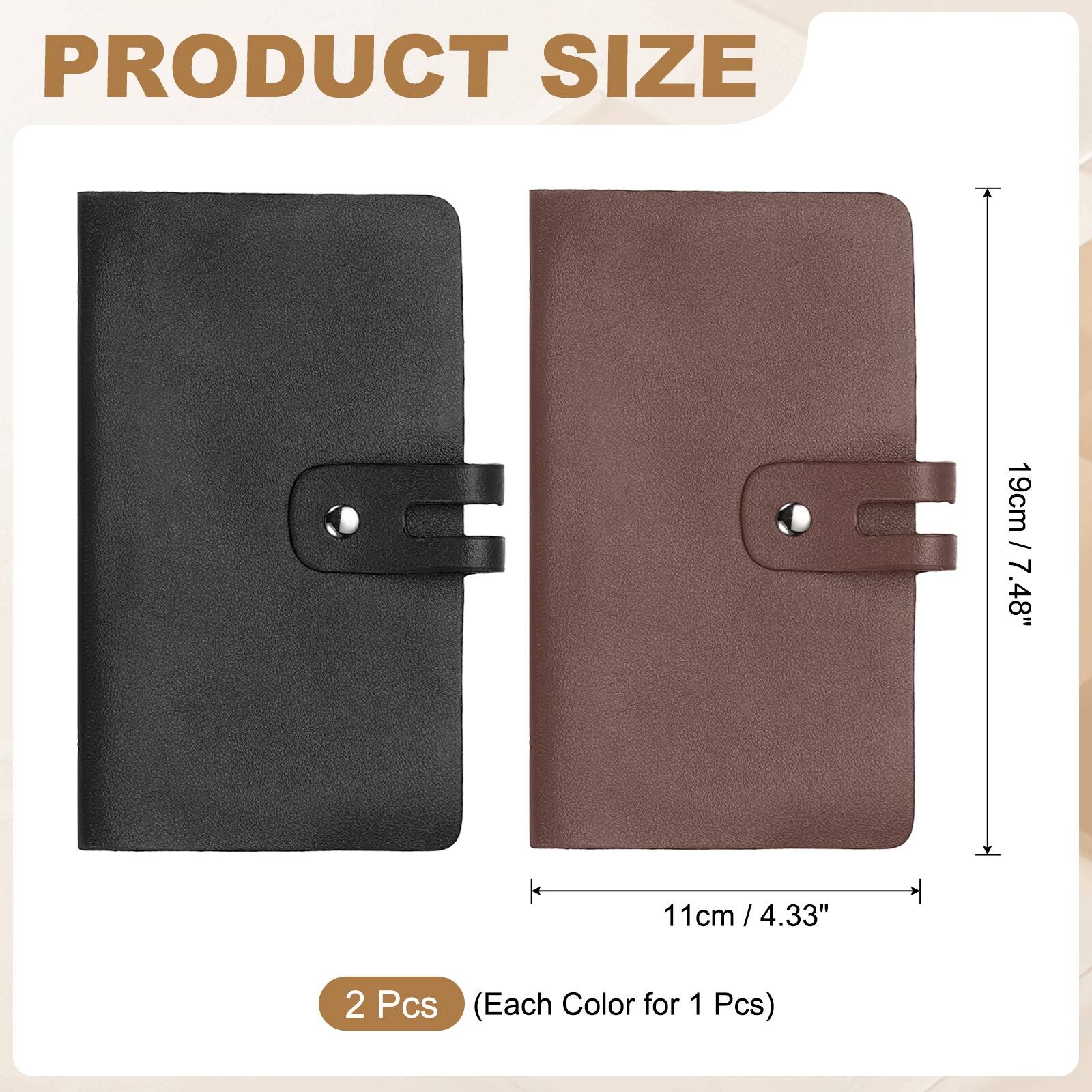PRODUCT SIZE  
19cm / 7.48"  
11cm / 4.33"  
2 Pcs (Each Color for 1 Pcs)