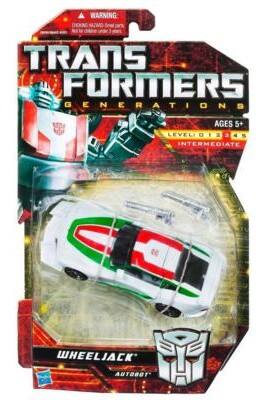 WARNING TRANSFORMERS GENERATIONS AGES 5+ LEVEL D. INTERMEDIATE 4a WHEELJACK AUTOBOT