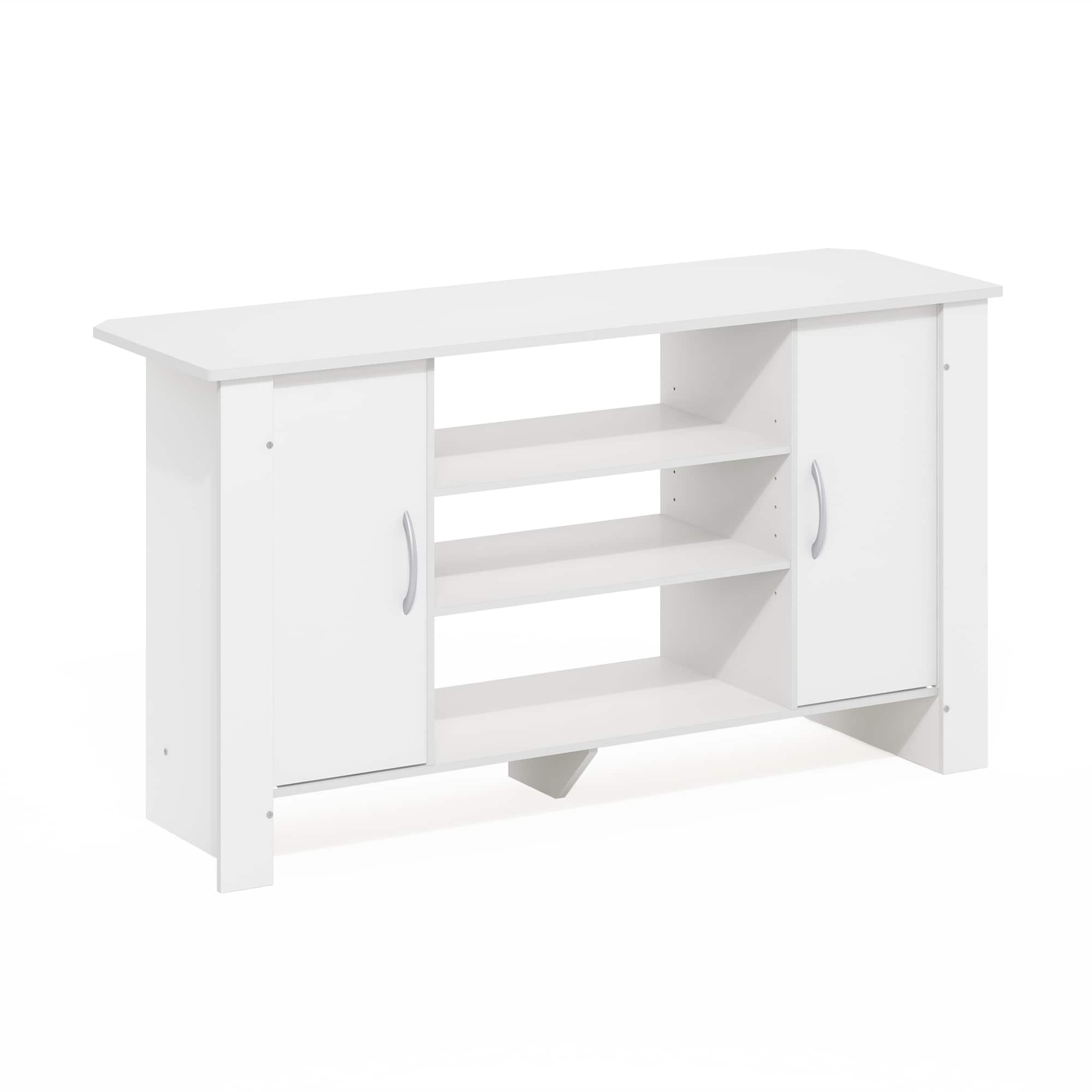 Furinno - Econ TV Stand Entertainment Center - White