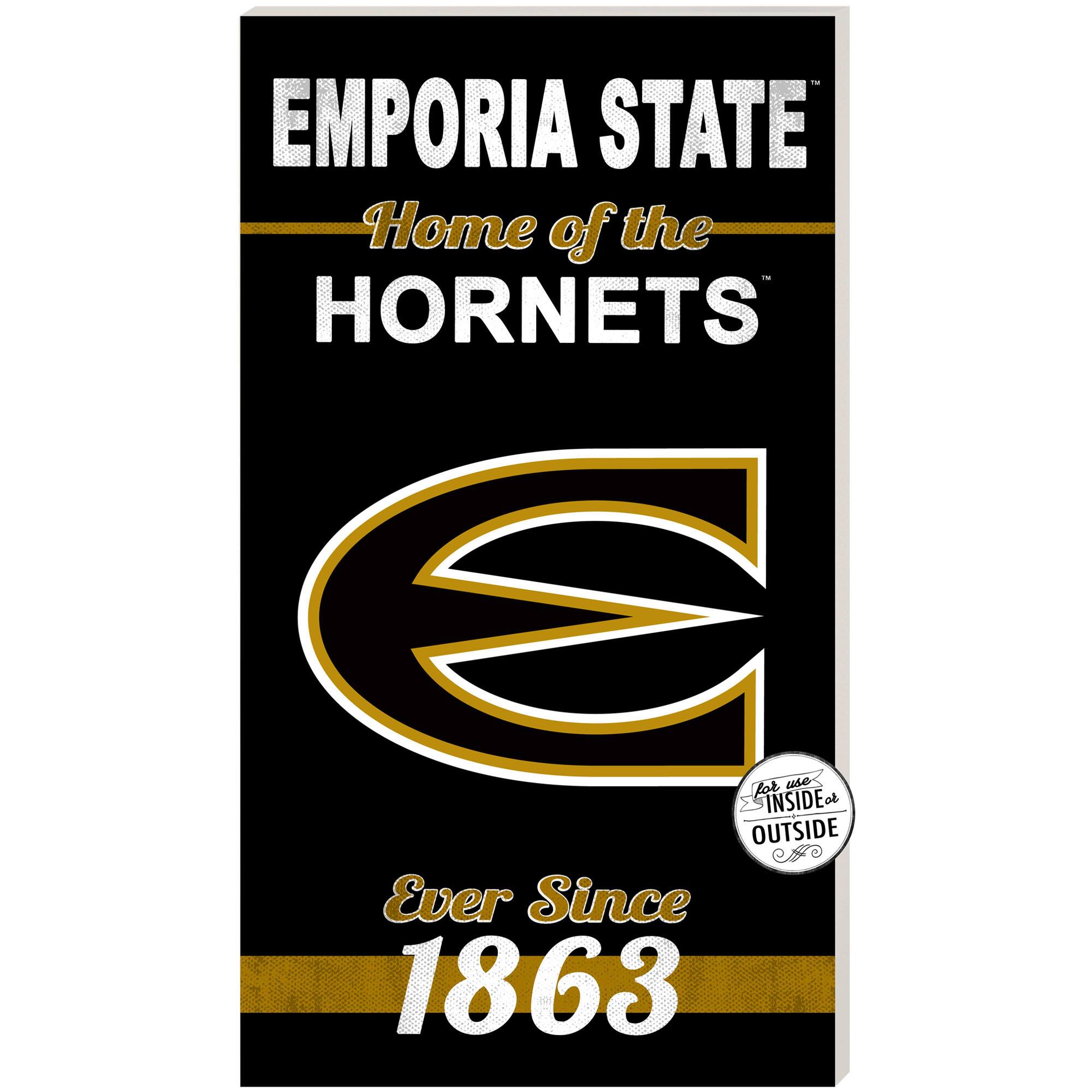 Emporia State Hornets 11" x 20" Indoor/Outdoor Home Of The Sign