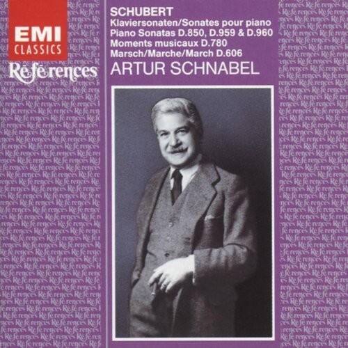 SCHUBERT Klaviersonaten/Sonates pour piano EMI Piano Sonatas D.850, D.959 & D.960 K Moments musicaux D.780 CLASSICS References ARTUR SCHNABEL Marche/March D.606