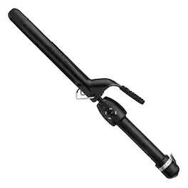 StyleCraft - Stay-Temp Gold Ceramic Extended Barrel Curling Iron (1-inch) - Black