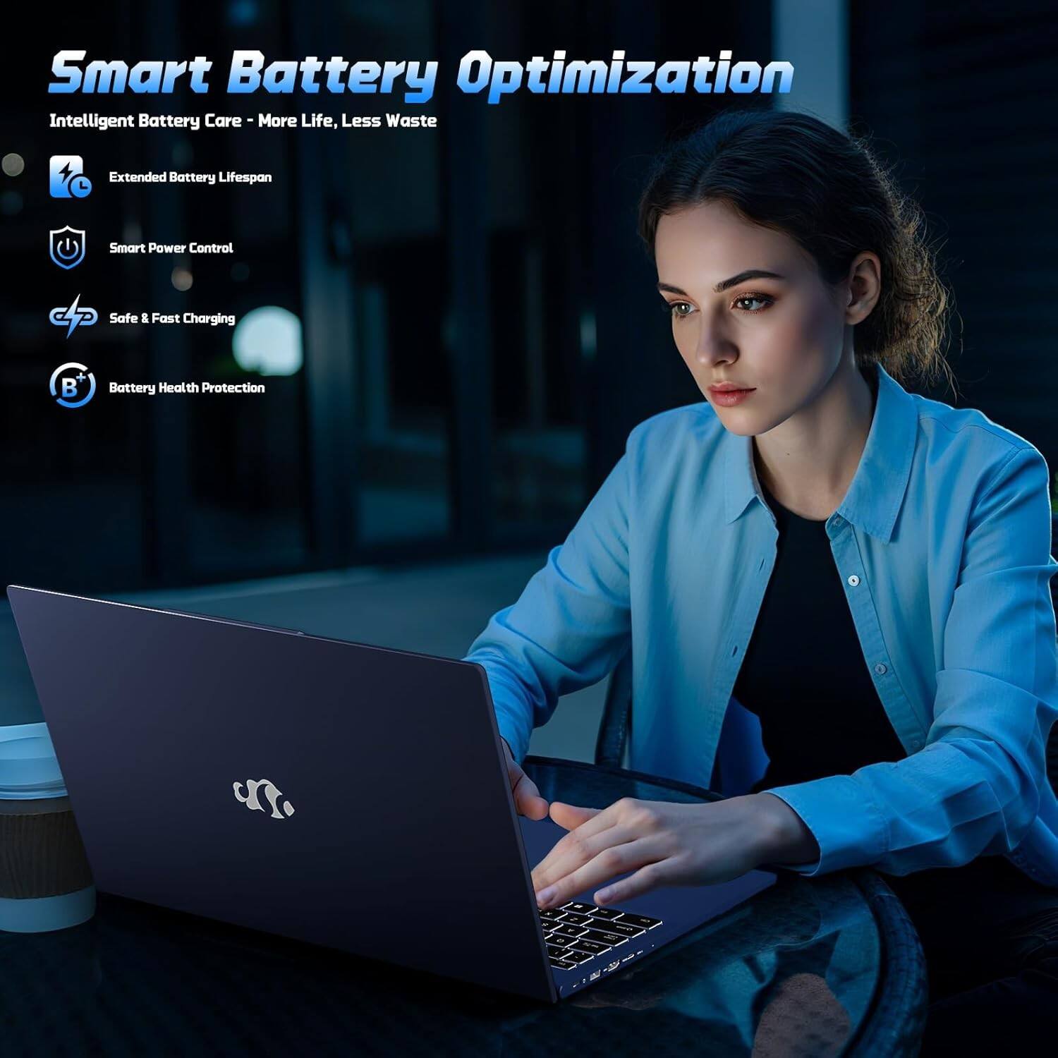 Smart Battery Optimization  
Intelligent Battery Care - More Life, Less Waste  

- Extended Battery Lifespan  
- Smart Power Control  
- Safe & Fast Charging  
- Battery Health Protection