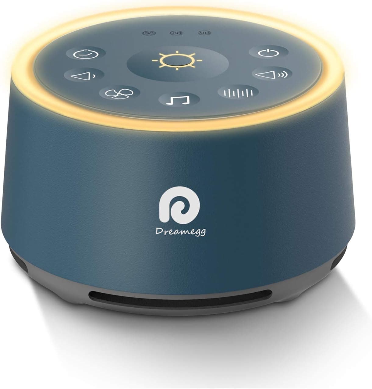 Front. FINEAK - Navy Blue D1 Noise Machine | Timer & Memory Feature - Blue.