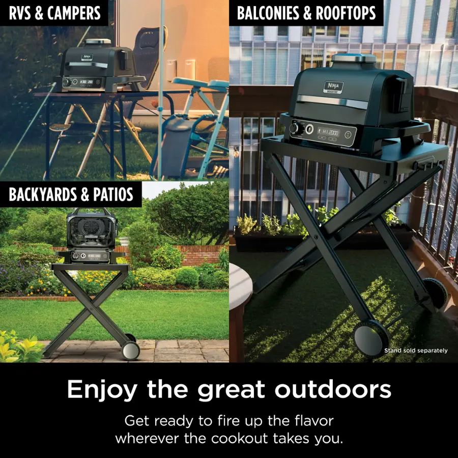 RVs & Campers, Balconies & Rooftops, Backyards & Patios, Ninja - Hi 2000.
