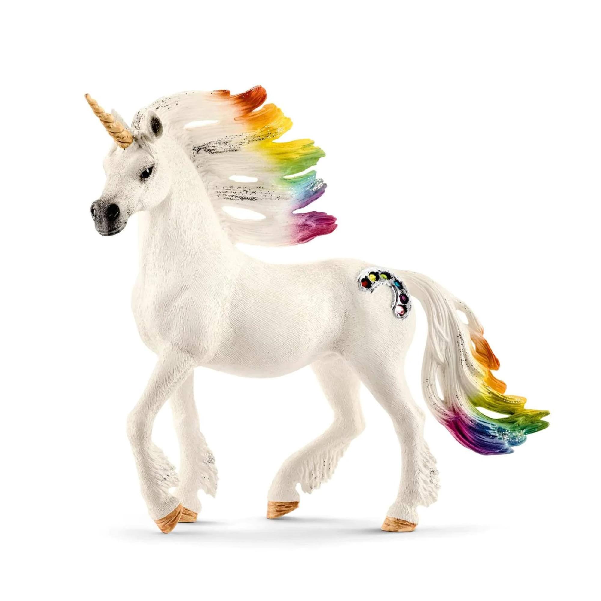 Alt View 10. Schleich - Schleich Rainbow Unicorn Stallion Figure | 5.9 x 3.3 x 7.1 Inches - Multi-Color.