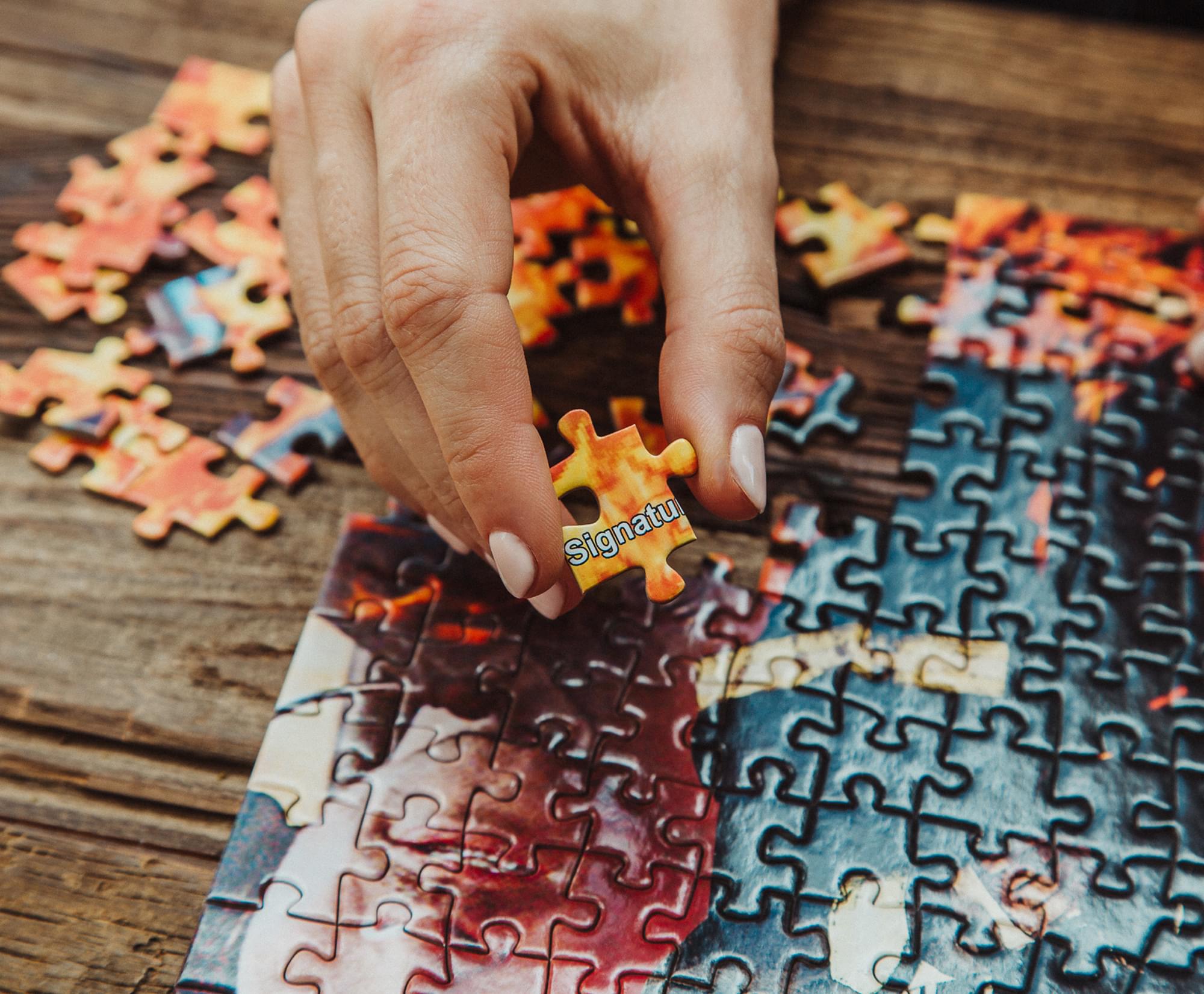 Alt View 3. Toynk - Station 19 Collage 1000-Piece Jigsaw Puzzle | Toynk Exclusive - Multi-Color.