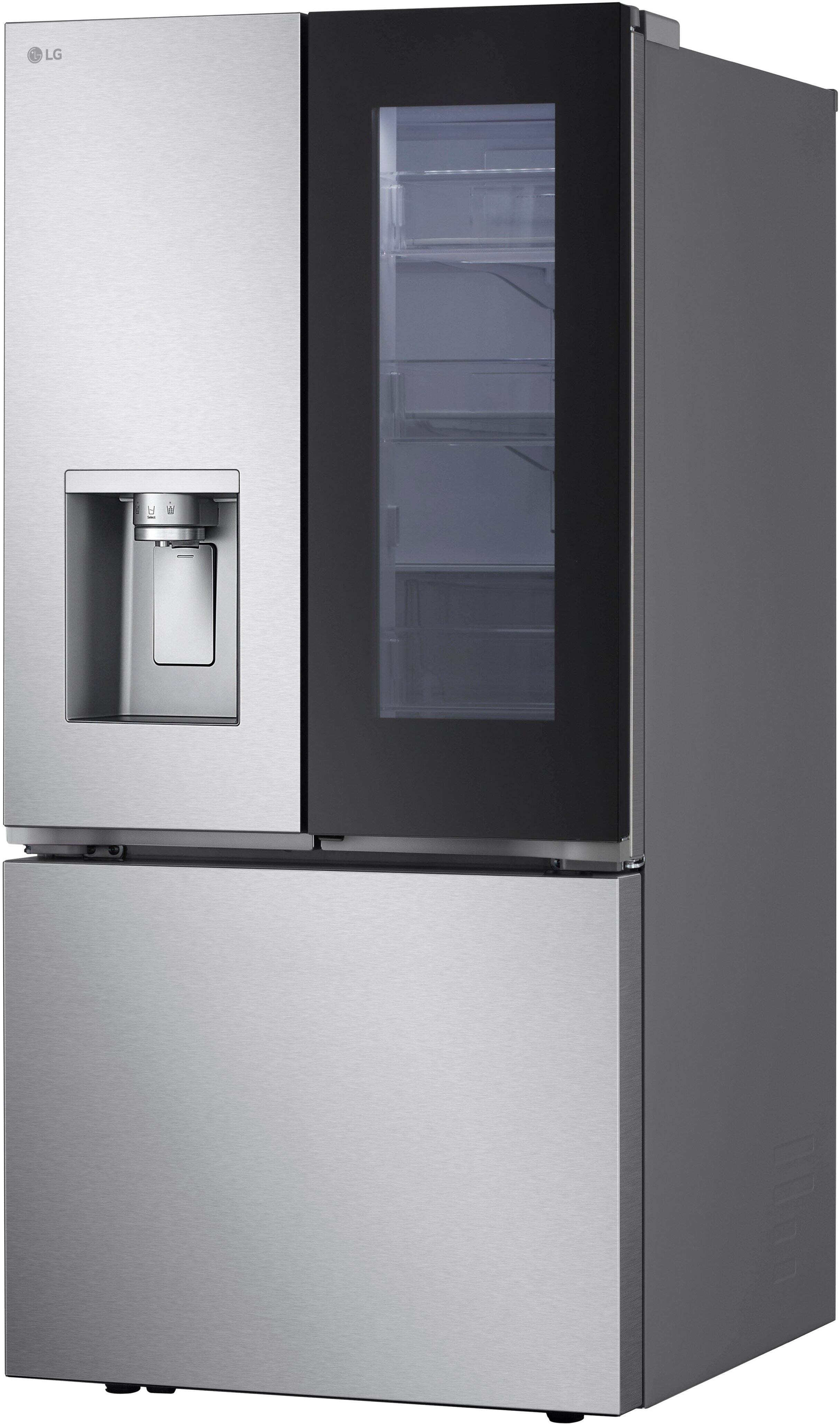 Alt View 8. LG - 24.5 Cu. Ft. French Door Standard-Depth MAX Smart Refrigerator with Dual Ice Maker with Craft Ice - PrintProof Stainless Steel.