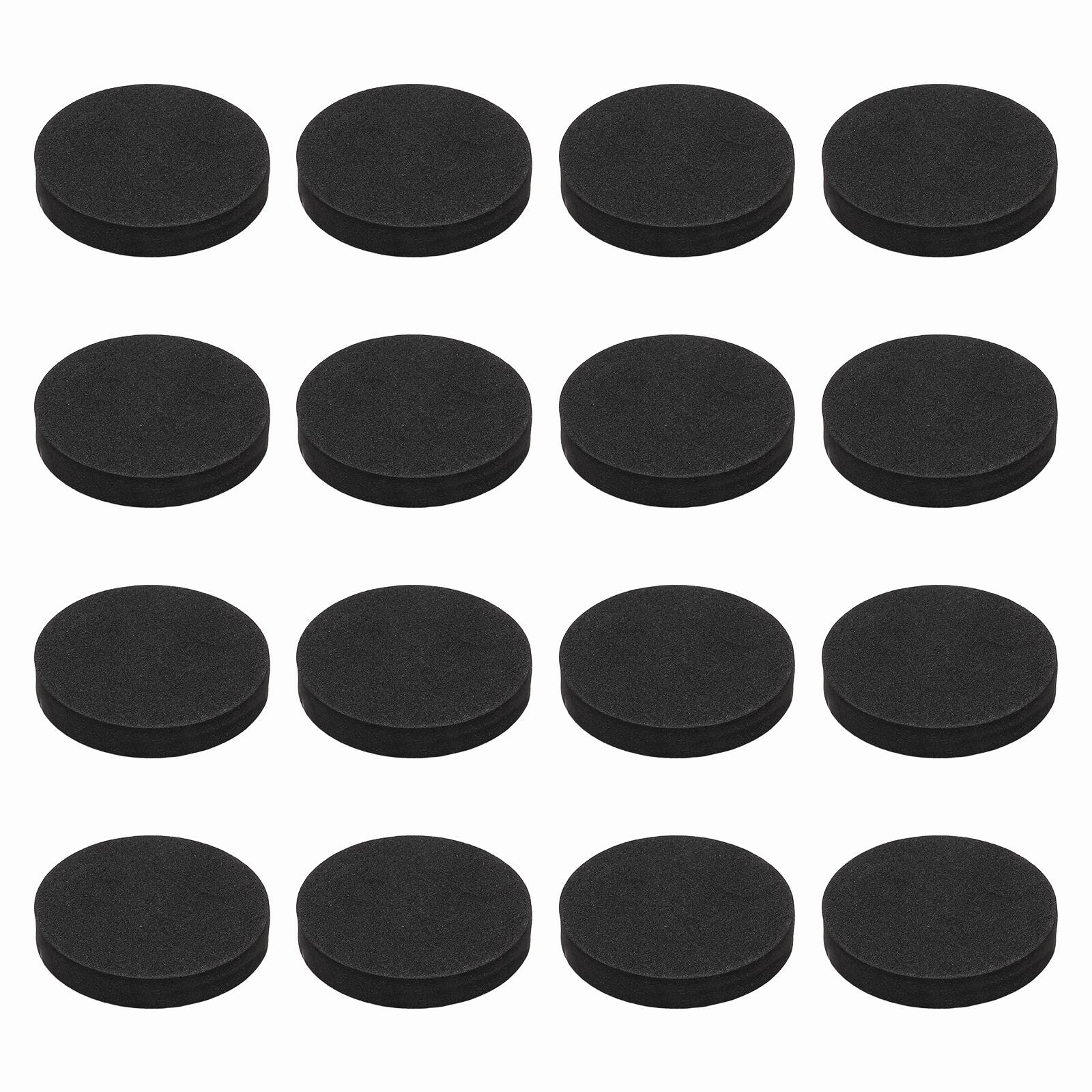 Unique Bargains - Single Sided Speaker Isolation Pads 45x8mm Round EVA Acoustic Foam Anti-Vibration Feet for Speaker Subwoofer, 16pcs - Black price history on PriceWatchPro