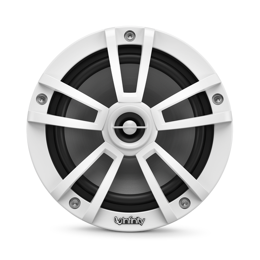 Angle. Infinity - INFINITY 622MLW 6.5" 2 way marine speaker with RGB lighting - White - White.
