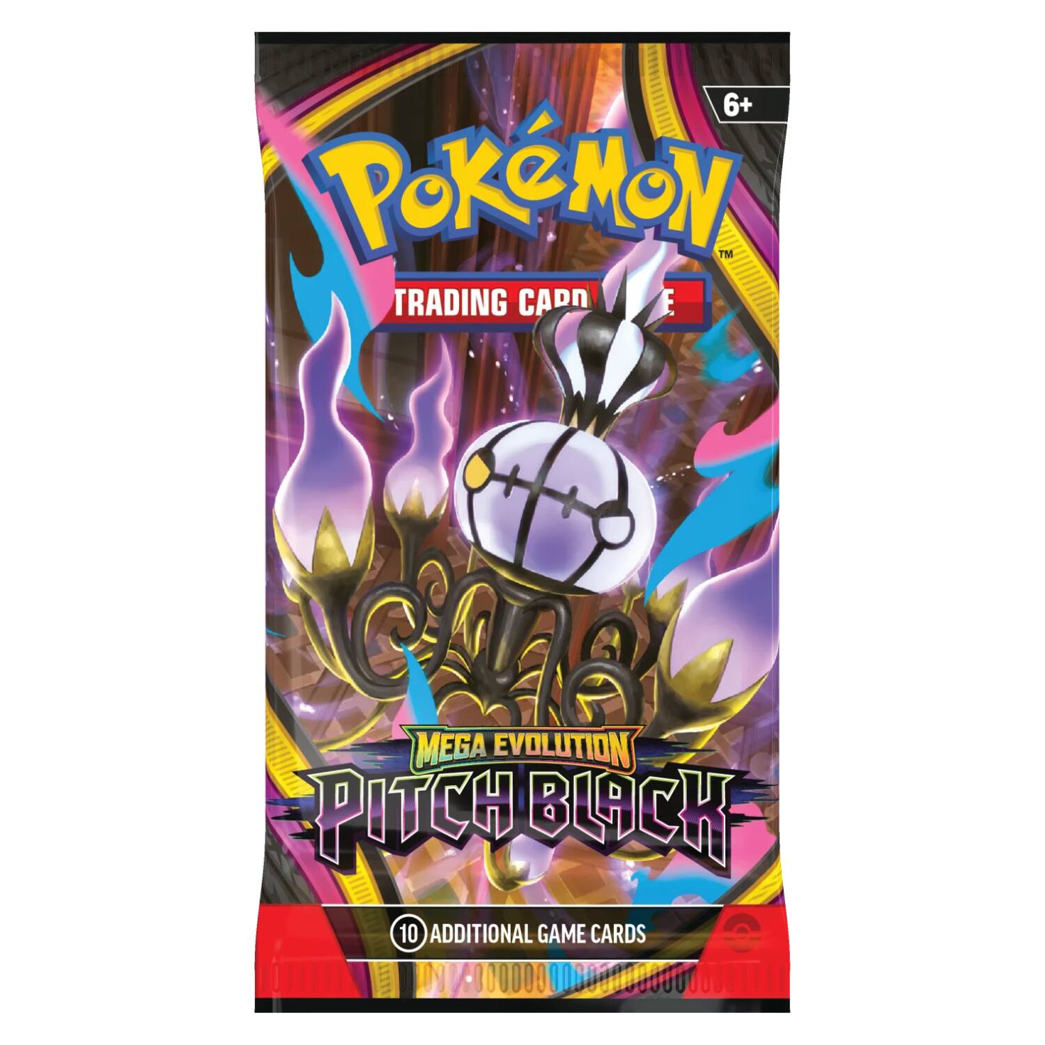 6+ Pokémon™ Trading Card Game Mega Evolution Pitch Black 10 Additional Game Cards