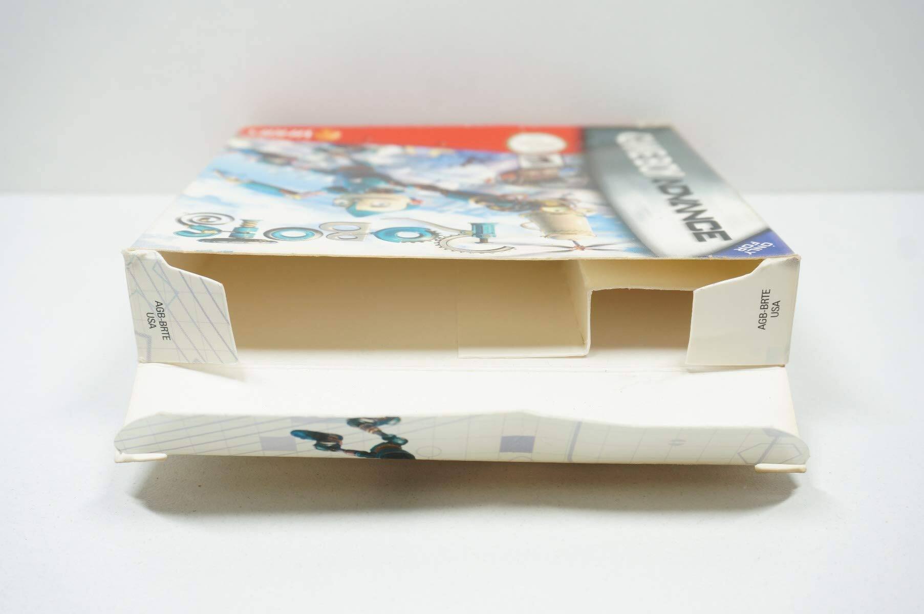 Sure, here is the corrected and grouped text from the image:

**Top of the Box:**
- SEGA
- USA
- AG-BRTE
- ADANCE
- AG-BRTE USA

**Side of the Box:**
- AG-BRTE
- USA

**Bottom of the Box:**
- AG-BRTE
- USA