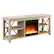 Angle. Camden&Wells - Sawyer Crystal Fireplace TV Stand for Most TVs up to 65" - White Oak.