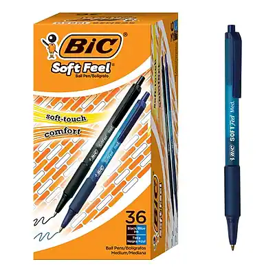 BIC Soft Feel
All Pen/Bolígrafo
Soft-touch comfort
36 Black/Blau
Ball Pen/Bolígrafo
Medium/Mediana
Soft Feel
Soft Feel