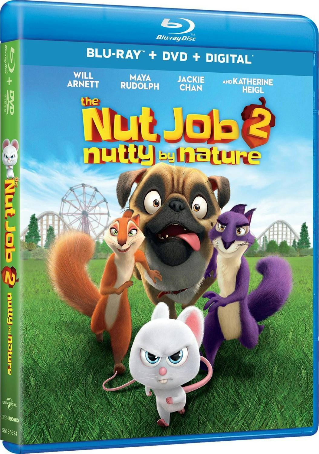 Angle. The Nut Job 2: Nutty By Nature (DVD + Digital) [Blu-ray].