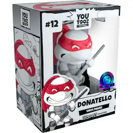 Youtooz - TMNT: Leonardo Black & White Vinyl Figure #11 Shopverse Exclusive