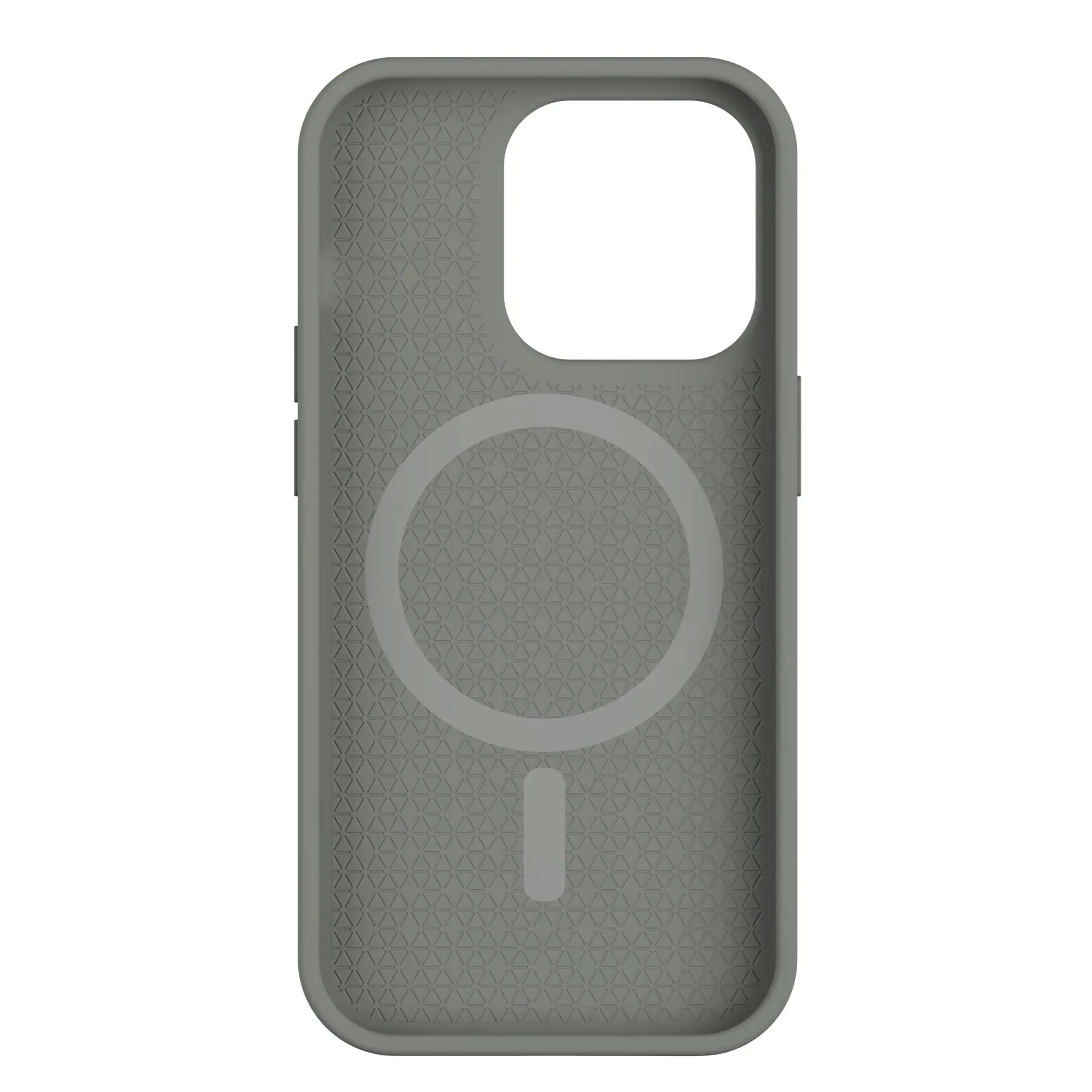 Alt View 1. Keyscaper - Gray Colorado Avalanche Paisley Soft Touch iPhone Case - 15 Plus - Gray.