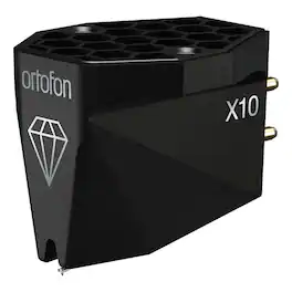 Ortofon - MC X10 Elliptical Diamond MC Phono Cartridge - Black