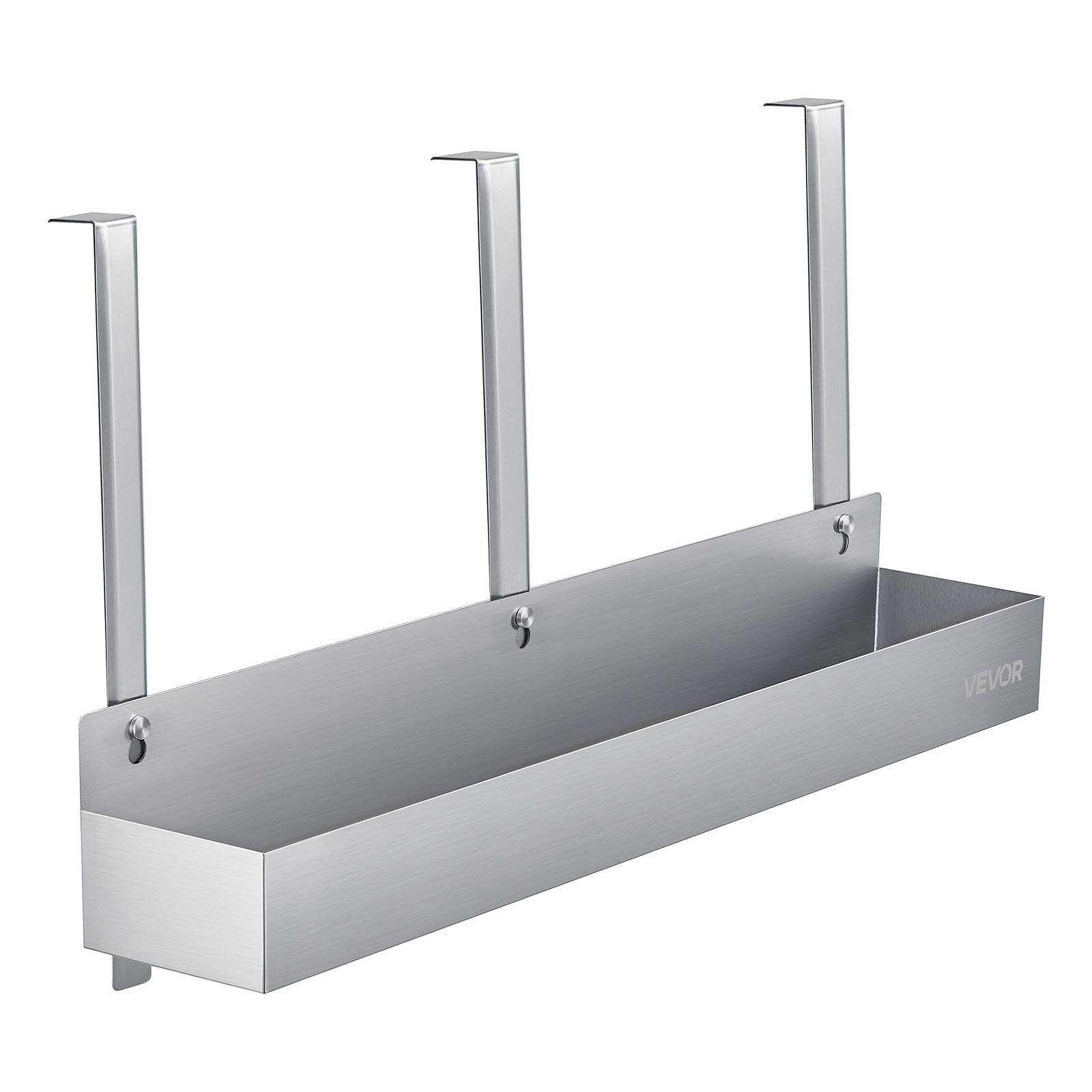 Alt View 5. VEVOR - Stainless Steel Bottle Holder, 24 Inch Bar Speed Rail, Liquor Bottle Holder Rack with Bolt-On Mounting & Hook-On - Silver.