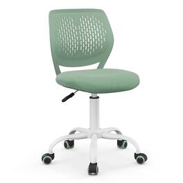 Pefilos - Ergonomic Children Study Chair with Adjustable Height, Armless Chair - Green