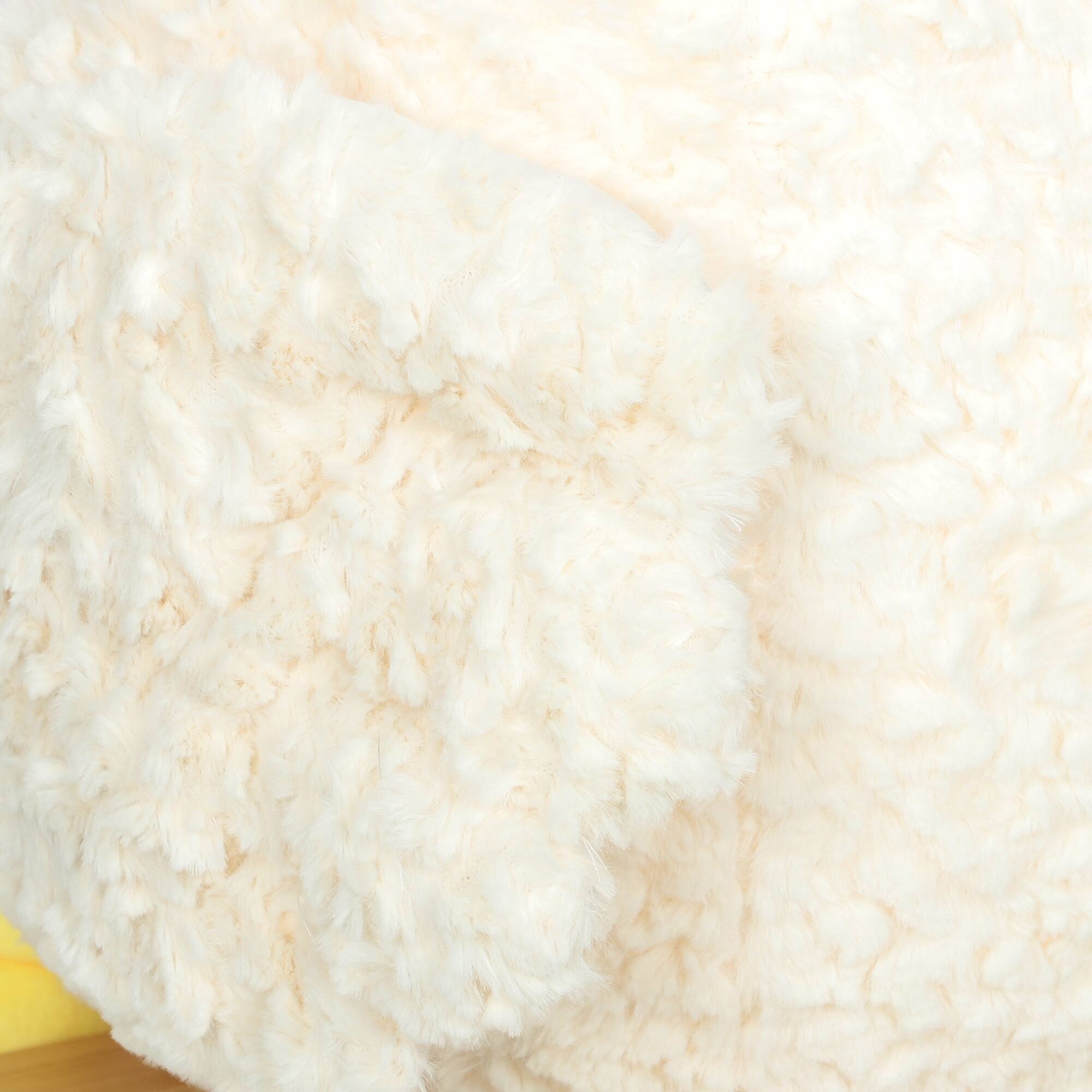 Alt View 4. Qaba - Pelican Baby Rocking Horse, Plush Stuffed Animal Rocker with Realistic Sound, Safety Belt, Kids Ride on Rocker.